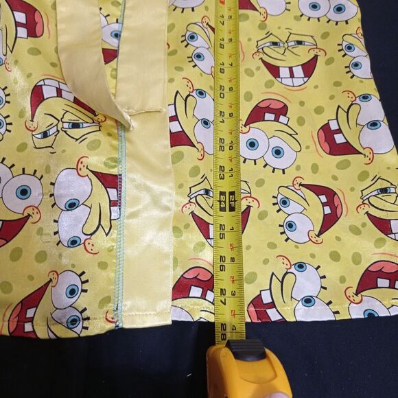 SPONGEBOB SQUARTPANTS BLANKET SNUGGIE KIDS YOUTH Size 6-8 NICKELODEON ROBE - Picture 6 of 7